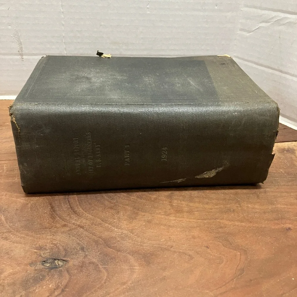 Annual Report Chief Engineers US Army 1924 Part 1 War Dept GPO History